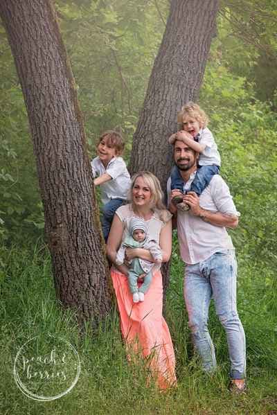 peach and berries Fotografie