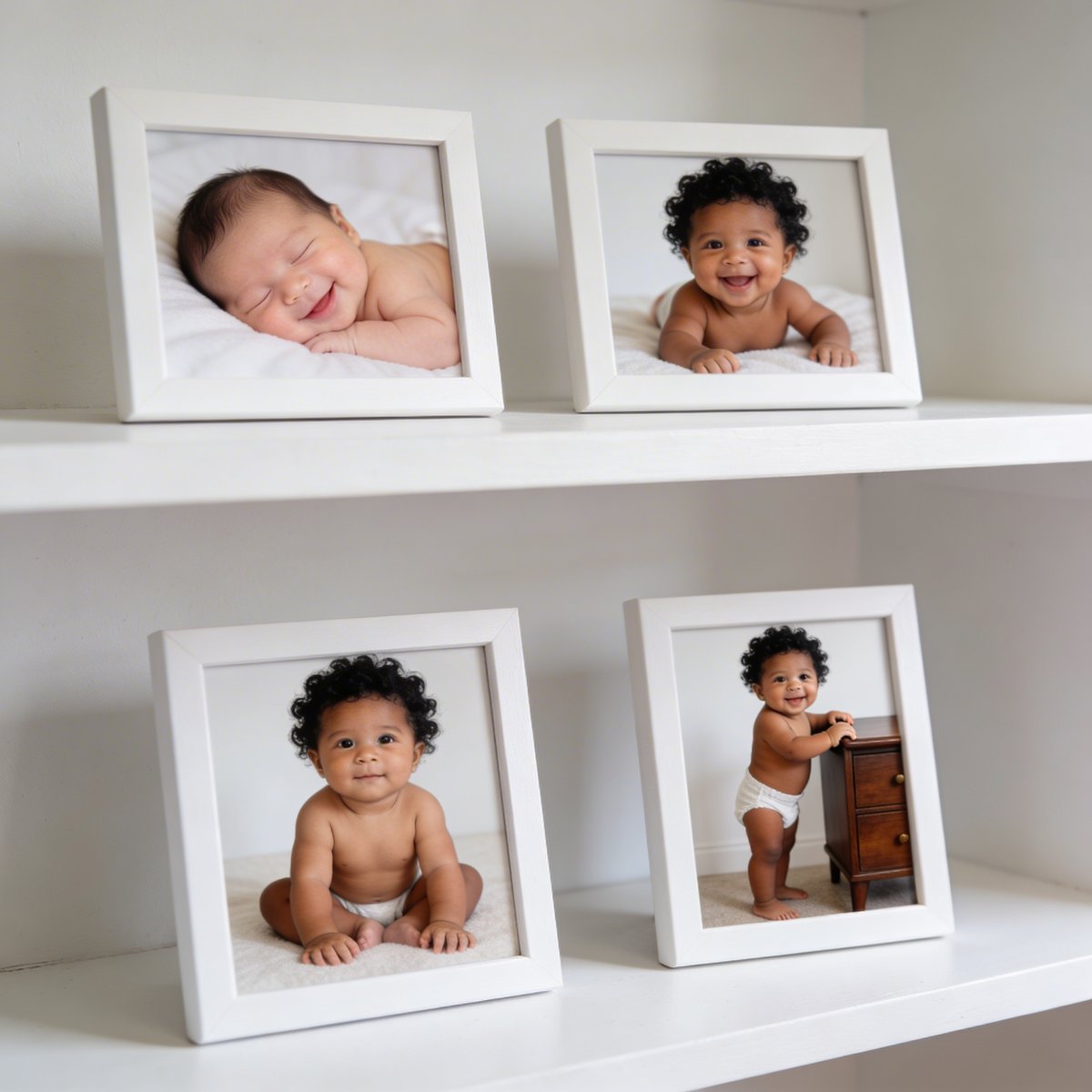 Bildergalerie eines österreichischen Babys von 0 bis 12 Monaten – eine fotografische Reise durchs erste Lebensjahr
